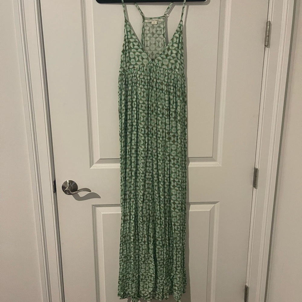 NWT O’Neil Green Patterned Maxi Dress - Lightweight Sundress